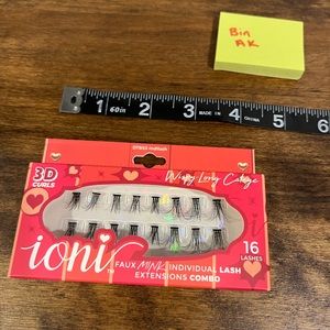 5/$20 IONI 3D Curl Faux Mink Eyelash Extensions Wispy long cateye ak